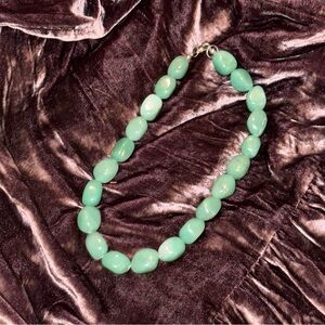 Real GREEN AVENTURINE Beaded Necklace